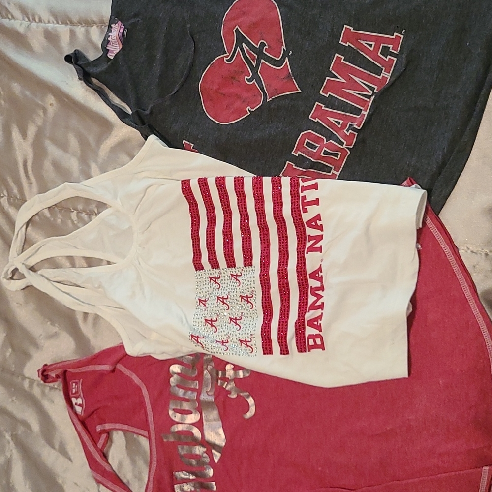 Lot of (3) Alabama tank tops